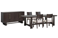 Tauren - Trestle Dining Table Set