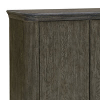 Pulaski Accents - Reeded 2 Door Accent Chest with Shelves - Gray