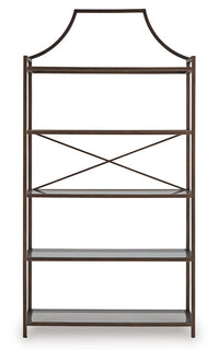 Bernonly - Antique Bronze Finish - Bookcase