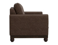 Pueblo Gray - Loveseat - Brown