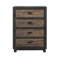 Harlington - 4-Drawer Chest - Dark Chocolate