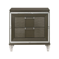 Twenty Nine - 2-Drawer Nightstand With USB - Dark Brown