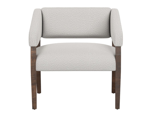 Murcia - Fabric Arm Chair - Light Cream