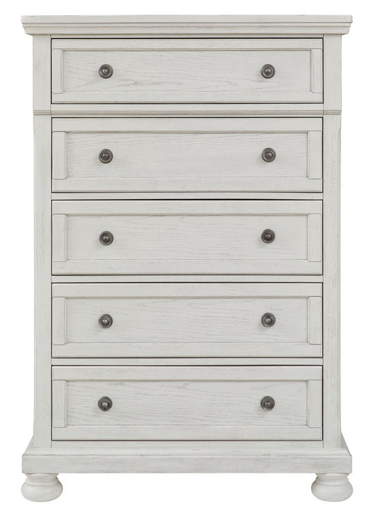 Robbinsdale - Antique White - Five Drawer Chest