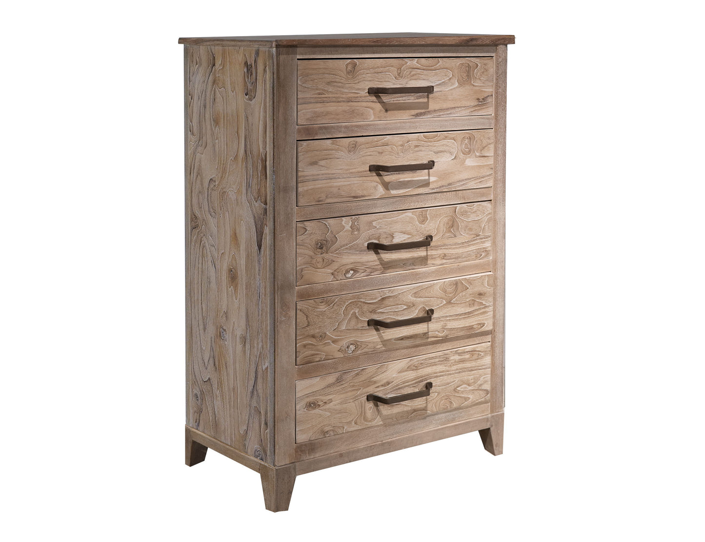 White Teak - Chest - Ivory White