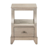 New Haven - Chairside Table - Sanctuary White