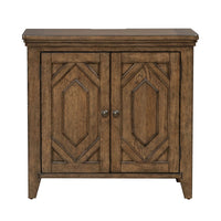 Carolina Park - 2 Door Bedside Chest With Charging Station - Brown