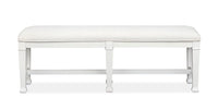 Kingston - Bench - Whisper White And Cerused Nutmeg