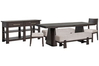 Tauren - Double Pedestal Dining Table Set