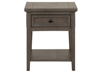Paxton Place - Rectangular End Table - Dovetail Gray