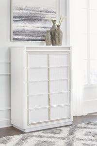 Chalanna - White - Five Drawer Chest