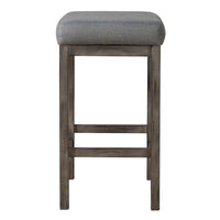 Hayden Way - Upholstered Console Stool - Washed Gray