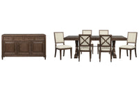 Jubilee - Extendable Trestle Dining Table Set