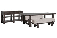 Tauren - Trestle Dining Table Set
