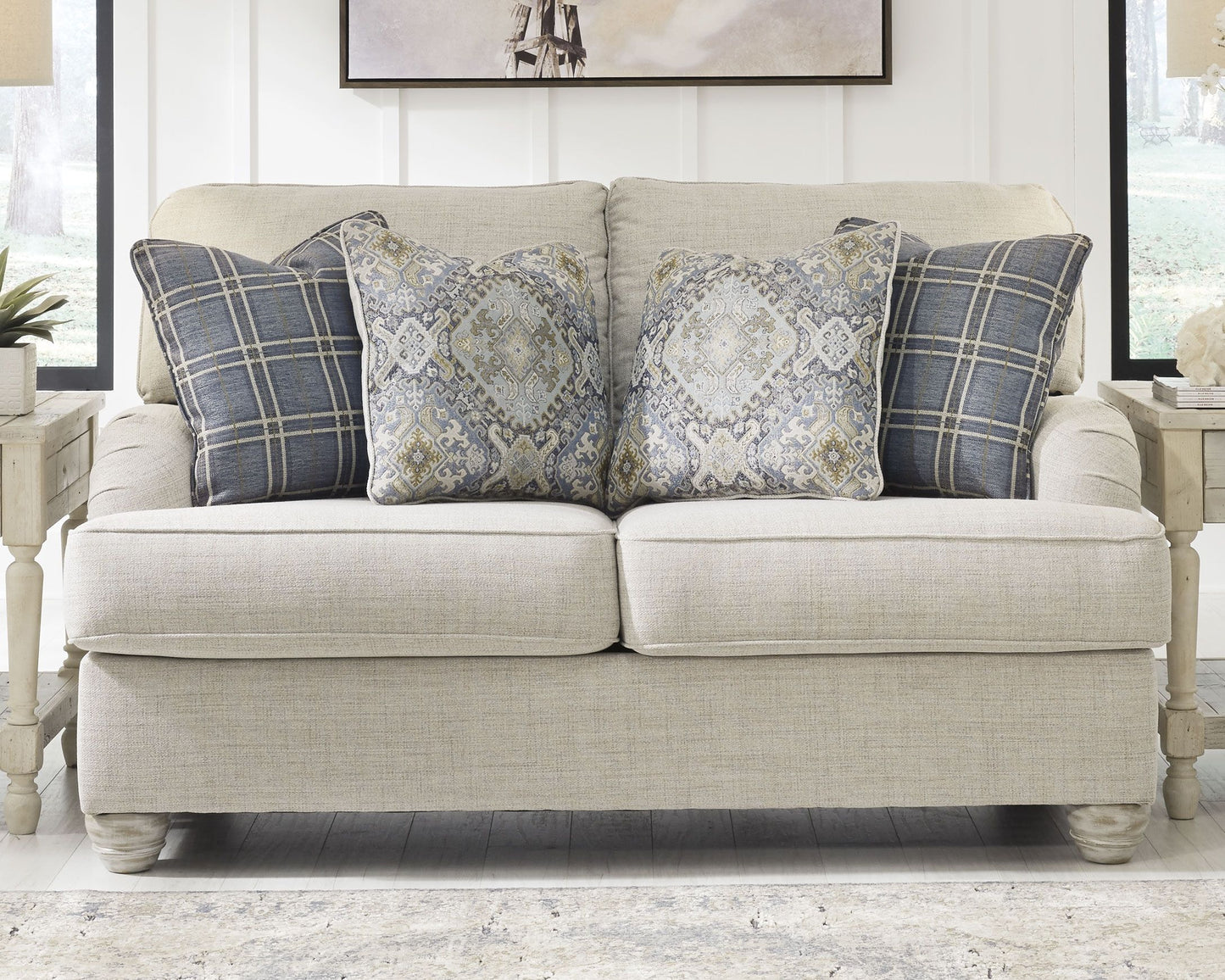 Traemore - Pearl Silver - Loveseat