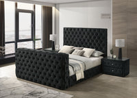 Josephine - King Bed With TV Lift - Black