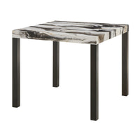 Vega - 5 Piece Counter Dining Room Set - Gray / Black