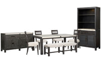 Plum Creek - 8 Piece Rectangular Dining Table Set