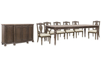 Saddle Creek - Extendable Leg Dining Table Set