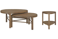 Hadleigh Brown - Nesting Cocktail Table Set