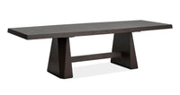 Tauren - 4 Piece Extendable Double Pedestal Dining Table Set