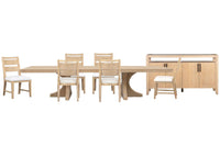 Somerset - Extendable Trestle Dining Table Set