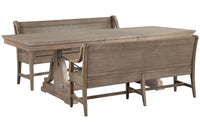 Paxton Place - Extendable Trestle Dining Table Set