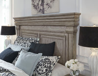 Madison Ridge - Queen Panel Bed With Blanket Chest Footboard - Heritage Taupe