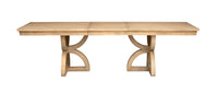 Coventry - Extendable Trestle Dining Table - Honey Wheat
