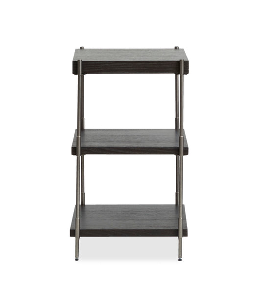 Spencer - Rectangular Accent Table - Dark Briarsmoke