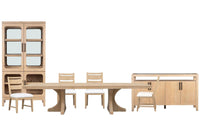 Somerset - Extendable Trestle Dining Table Set