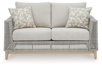 Seton Creek - Gray - Loveseat With Cushion