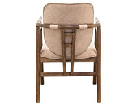 Silver - Upholstered Chair - Brown / Beige
