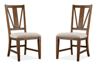 Bay Creek - Dining Side Chair With Upholstered Seat (Set of 2) - Toasted Nutmeg