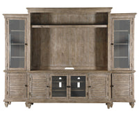 Calistoga - Rustic Entertainment Wall - Dovetail Gray