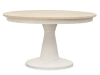 Echo Isles - Extendable 54" Round Dining Table - Sea Pearl And Driftwood