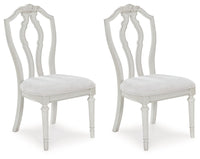 Montelaine - Antique White - Dining Upholstered Side Chair (Set of 2)