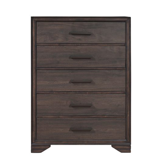 Granite Falls - 5-Drawer Kids Chest - Espresso Brown