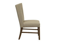 Silver - 39.5'' Upholstered Chair (Set of 2) - Ivory / Brown