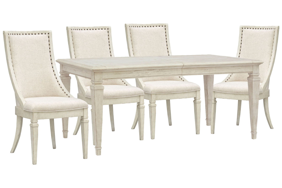 Newport - 5 Piece Extendable Rectangular Dining Table Set