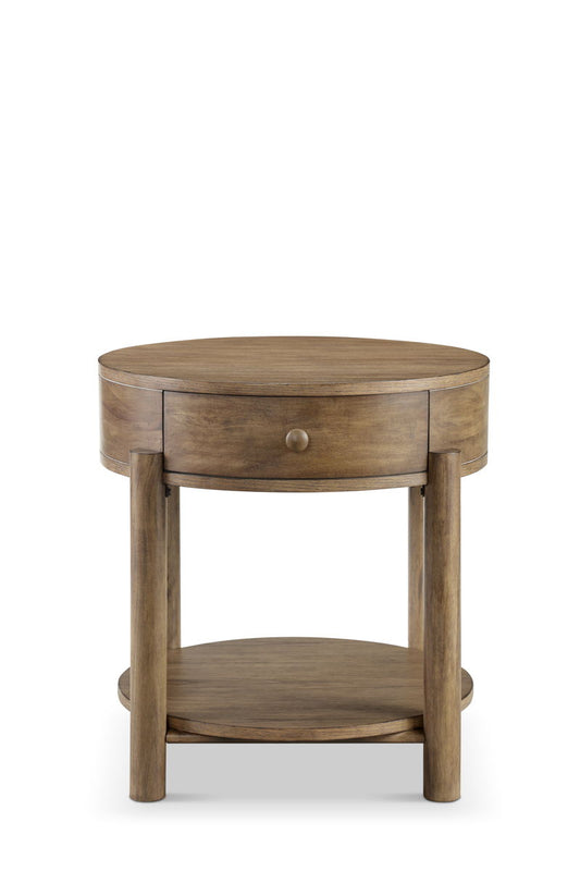 Hadleigh - Round End Table - Honey