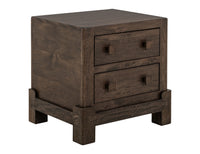 Dark Atenas - 2-Drawer Nightstand - Brown