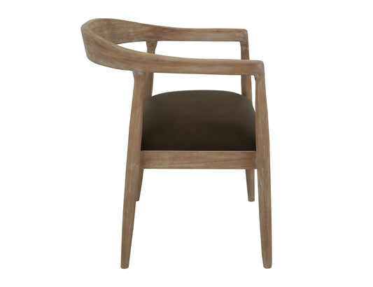 White Teak - Chair - Ivory White