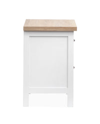 Windmill Harbour - Drawer Nightstand - White Whisp And Sand