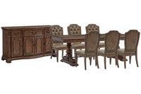 Durango - Extendable Trestle Dining Table Set