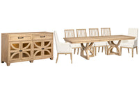 Coventry - Extendable Trestle Dining Table Set