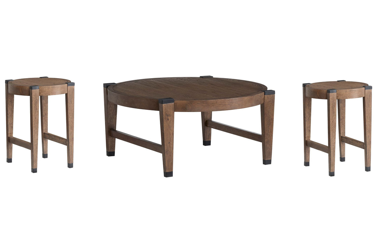 Kaysen - Round Cocktail Table Set