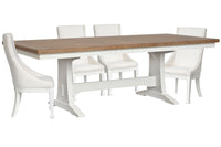 Kingston - Extendable Trestle Dining Table Set