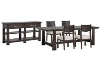 Tauren - Trestle Dining Table Set