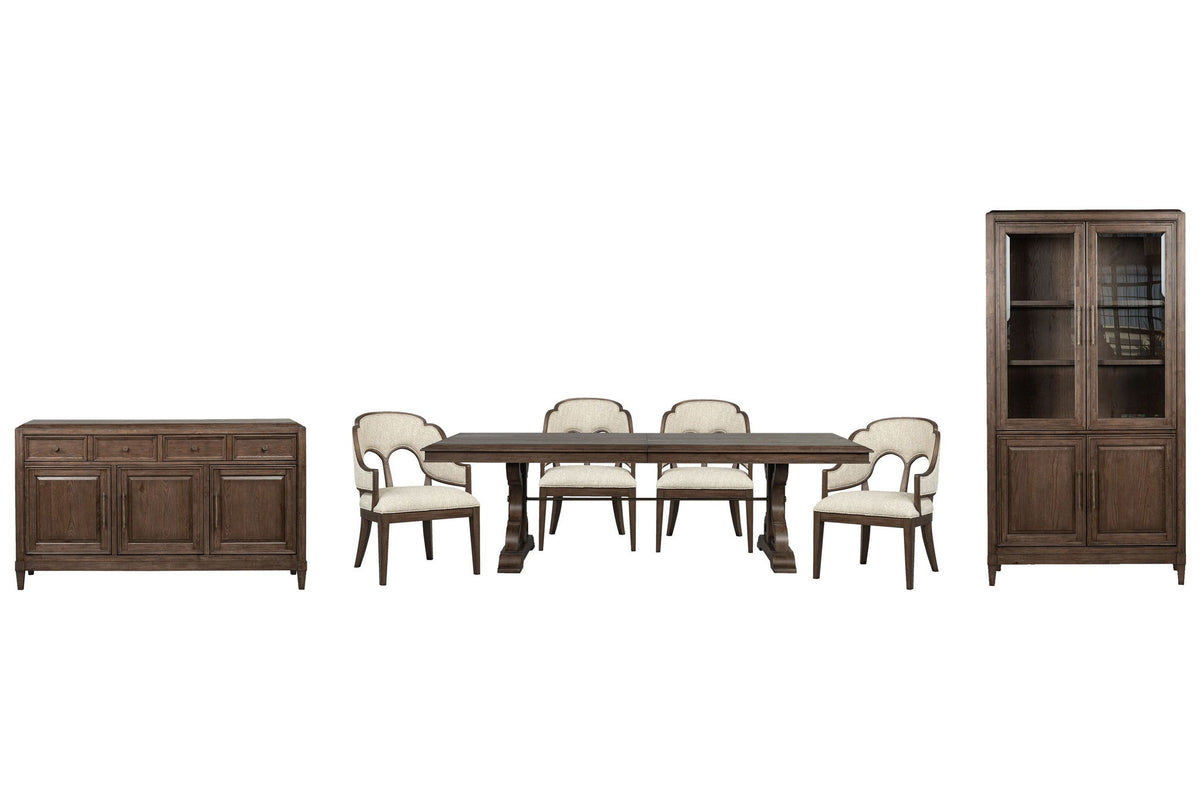 Jubilee - Extendable Trestle Dining Table Set